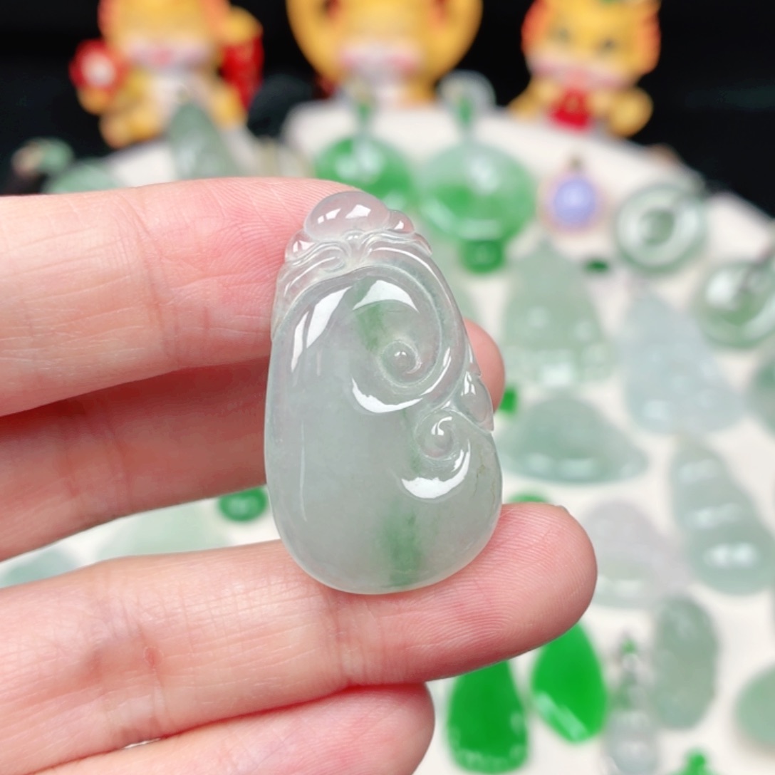 颈饰未镶嵌翡翠缅甸天然A货翡翠