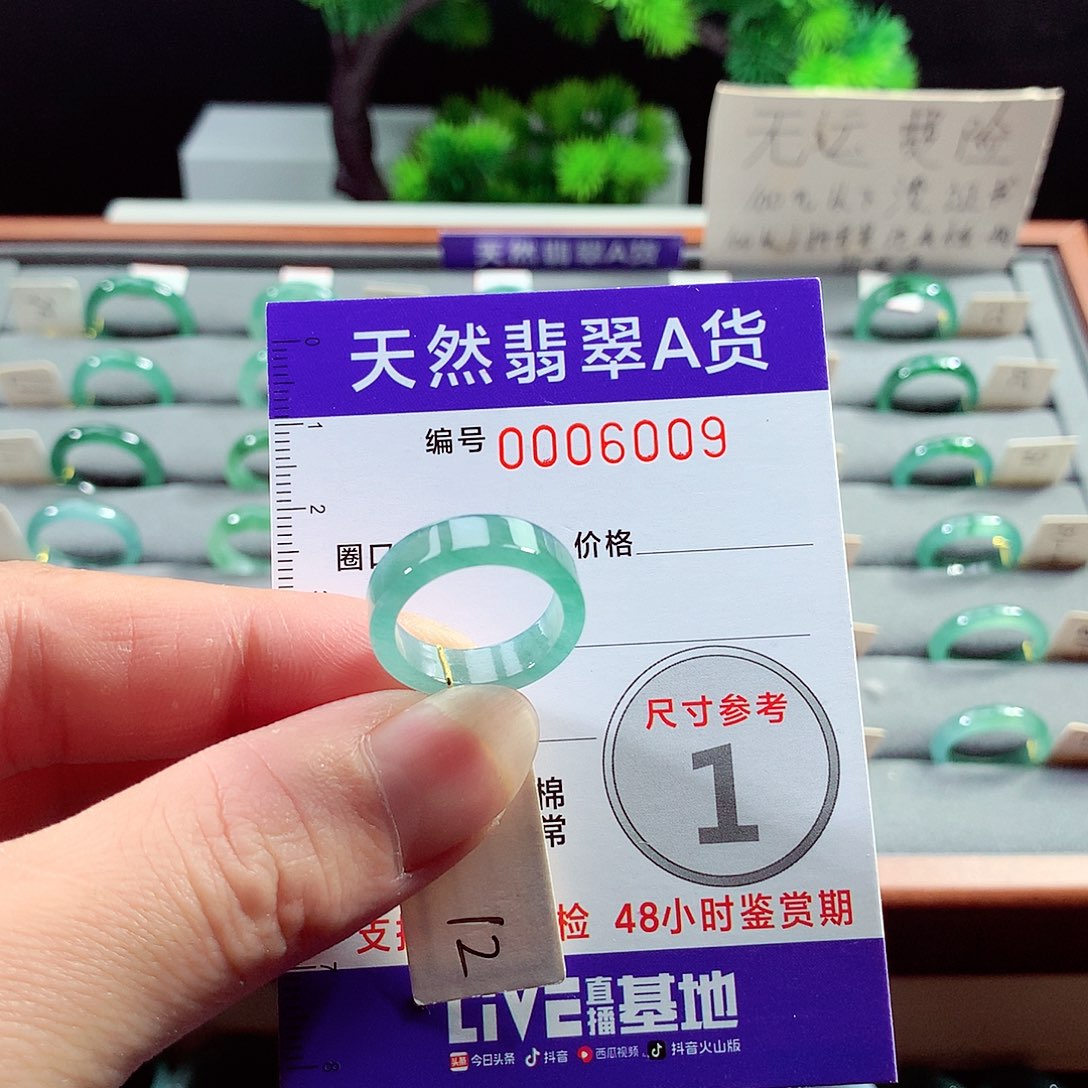 翡翠戒指未镶嵌12号