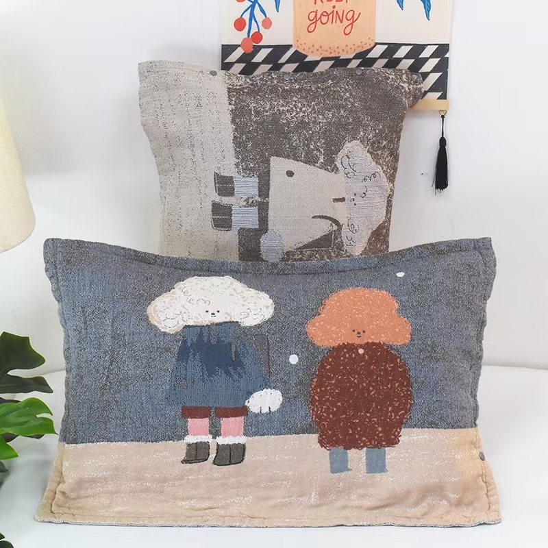 【形影不离】 高端枕套 全棉枕巾吸水枕套50*80cm