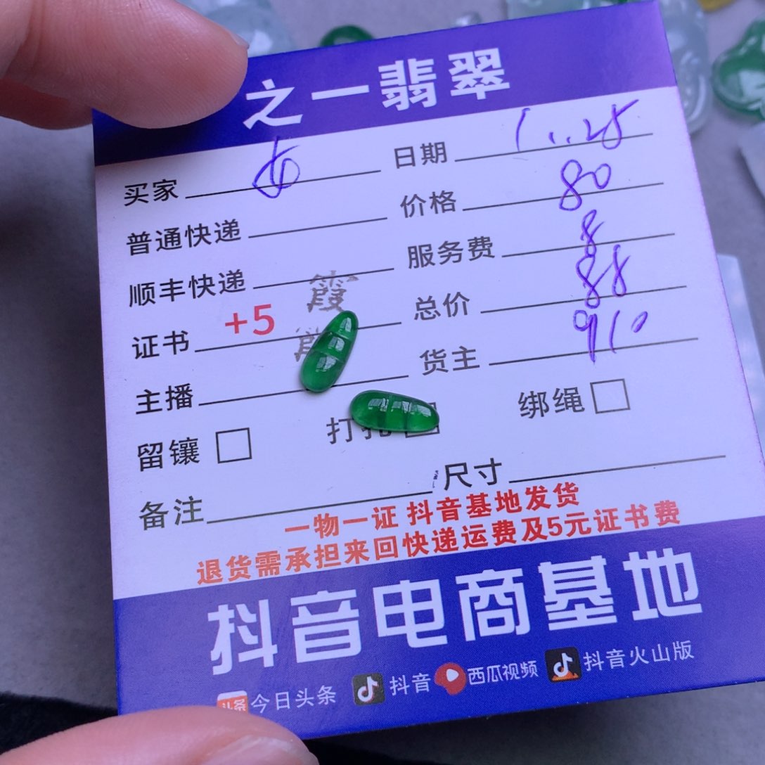 颈饰未镶嵌翡翠女****O