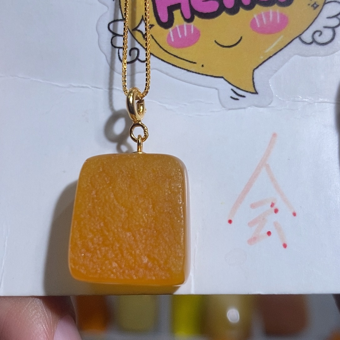 琥珀未镶嵌珠宝奇石蜜蜡吊坠