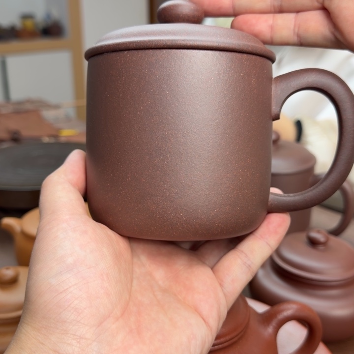 紫砂茶壶底槽清老板杯500CC特价