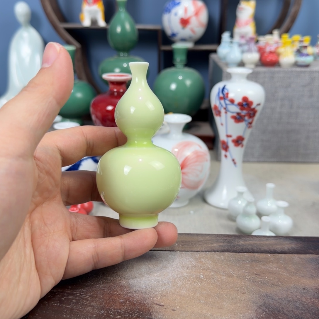 陶瓷手工小花器摆件