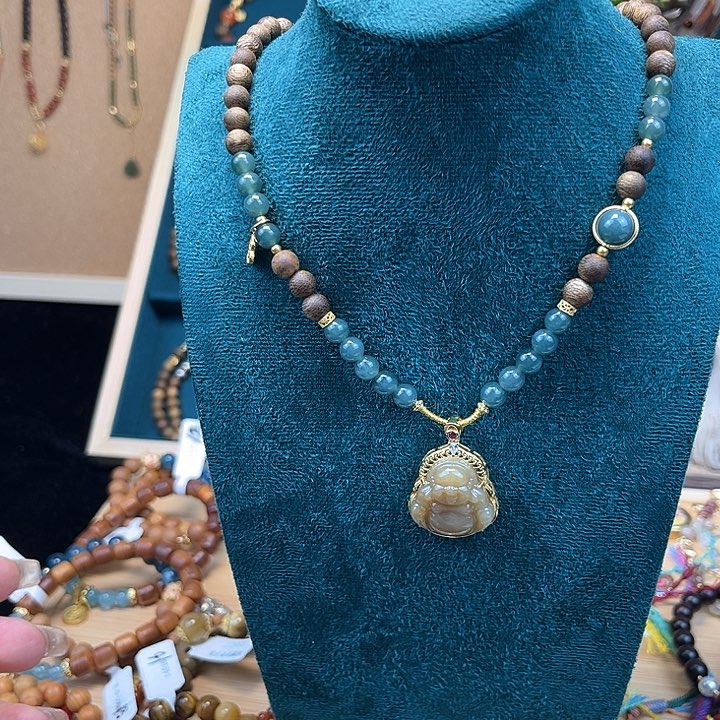 银S925镶嵌石楠木手串