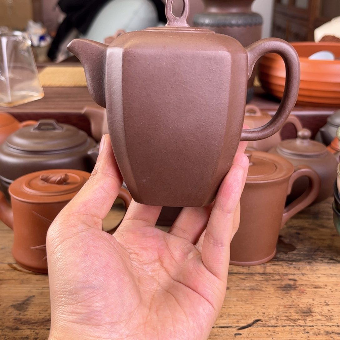 紫砂茶杯大****2早期宝方