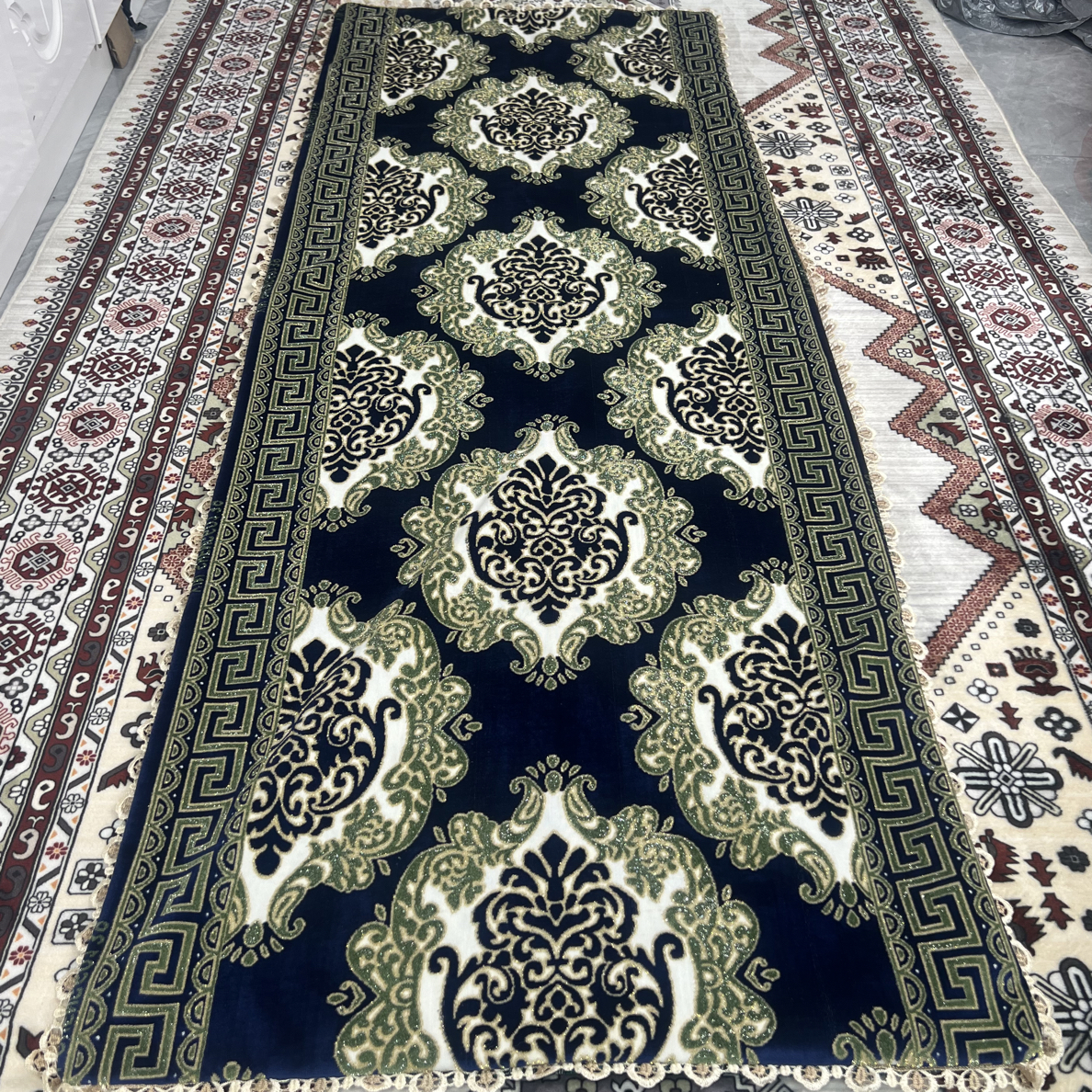 Toyqikiz 新疆民族风 ئېسىل داۋا كۆرپە پاختا ئەستە .榻榻米复古