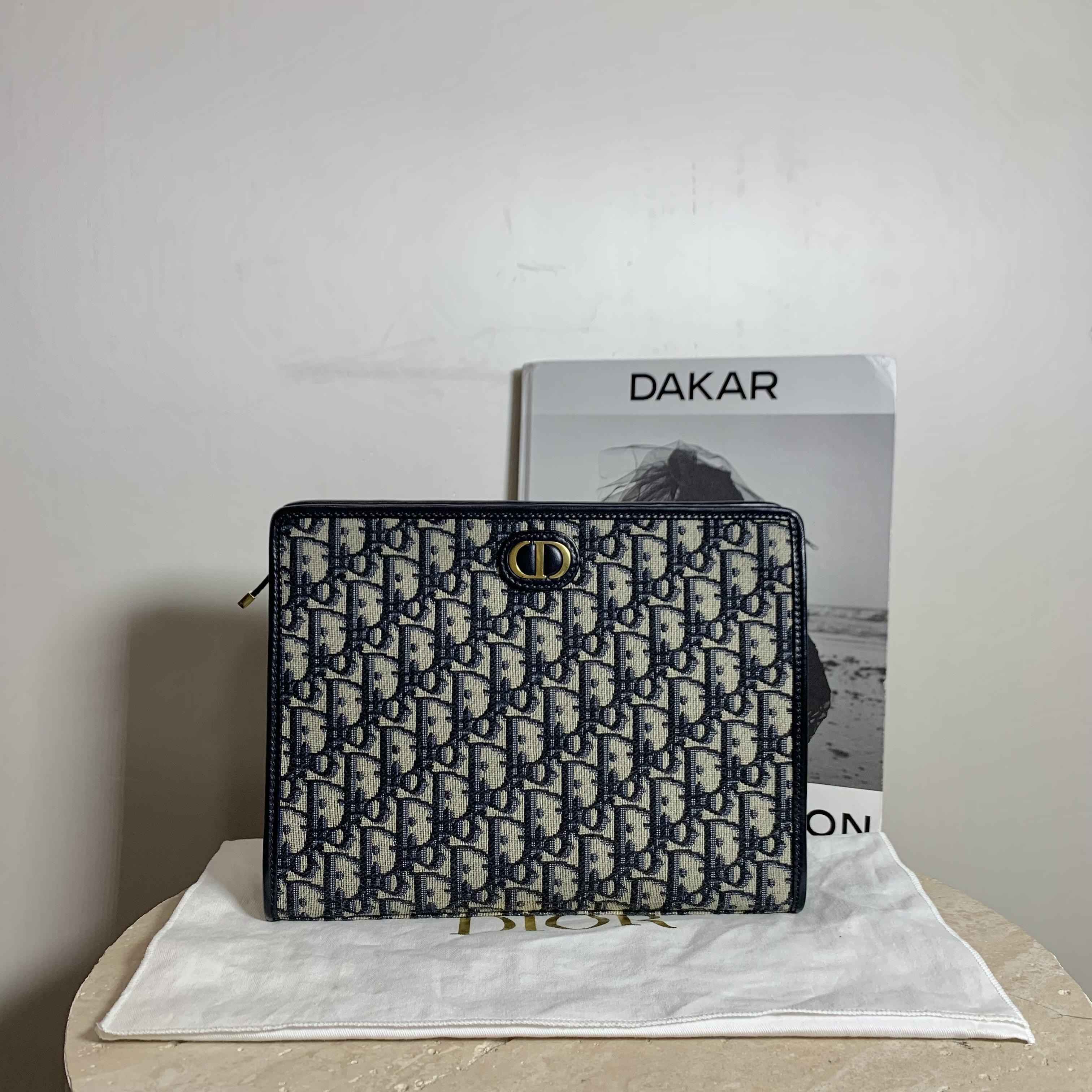 99新 DIOR/迪奥 壹臻/老花刺绣洗漱包 57263196
