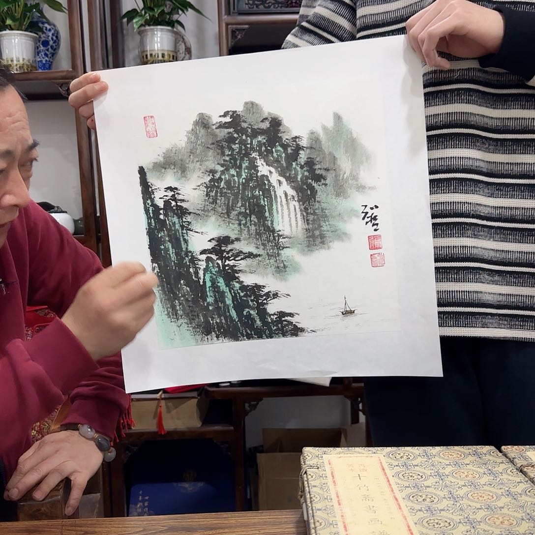 国画艺术家的作品