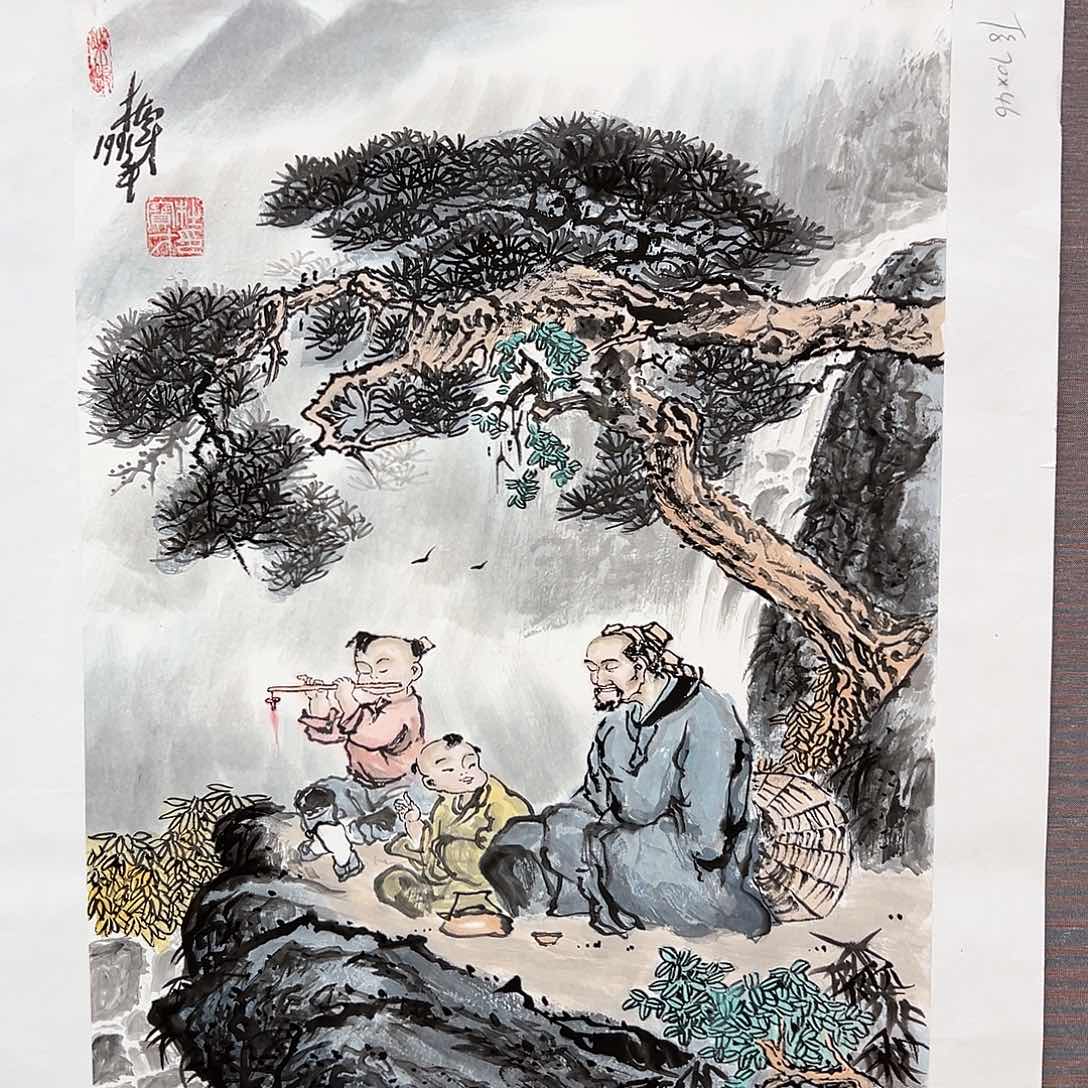 国画画家作品精品作品入选原作