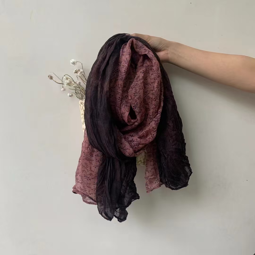 【李李私服】复古港风条纹默认功能流苏文艺中国风秋冬围巾时尚