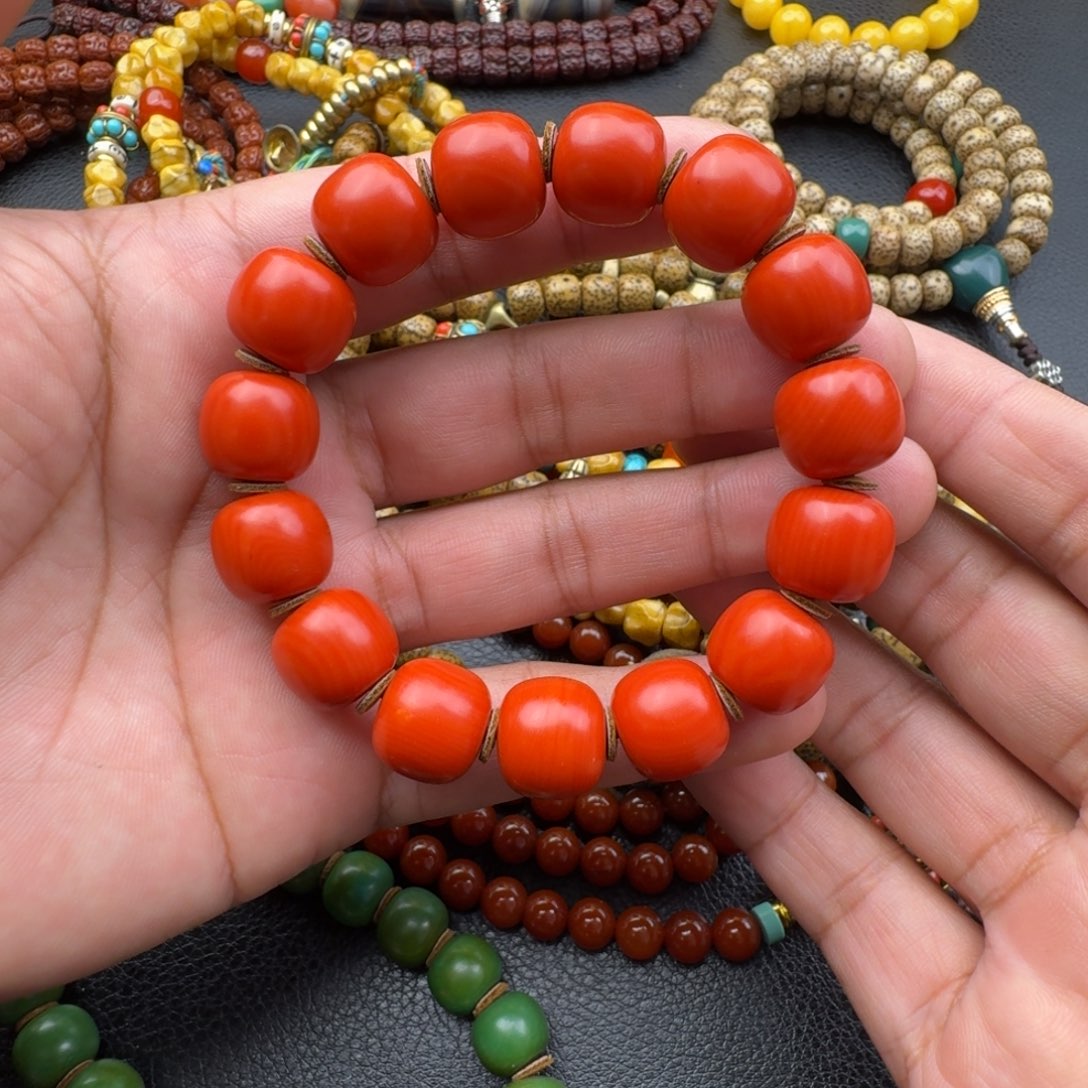 我***晶香榧木手串手串手串