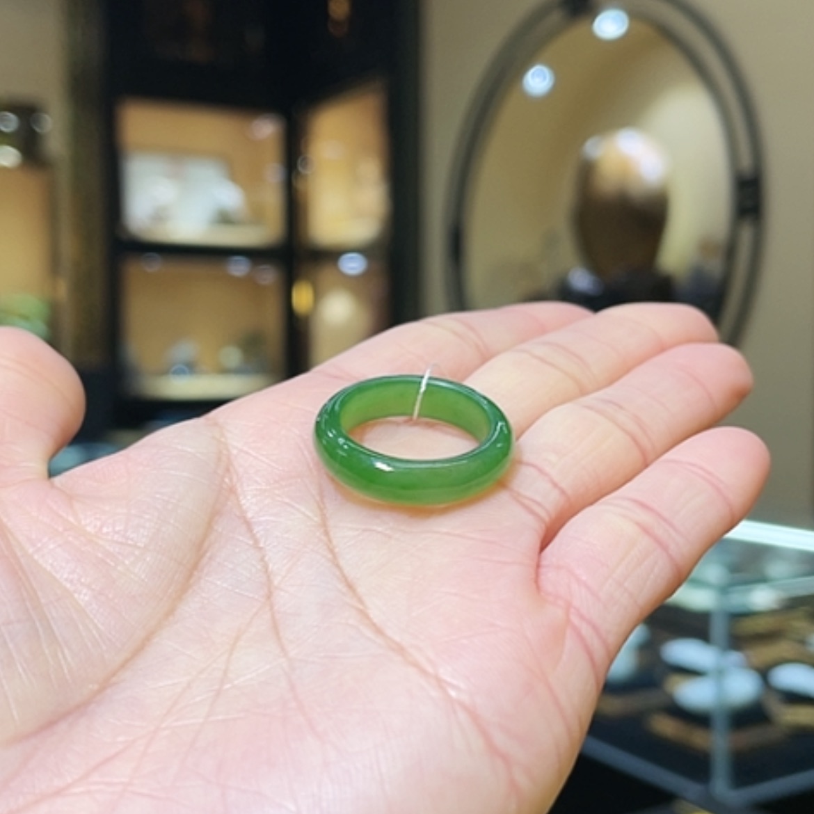 【闪购商品】和田玉戒指未镶嵌16-17#