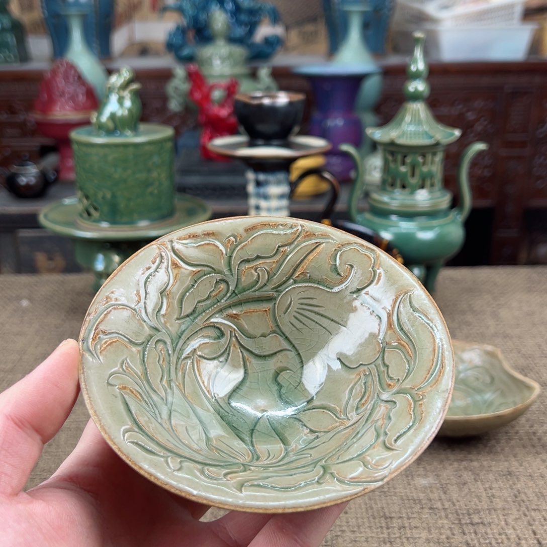 瓷片陶瓷艺术瓷器摆件