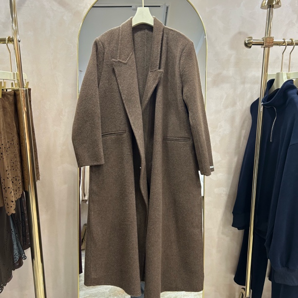 冬季新款女士高端超细大衣气质修身通勤必备2699