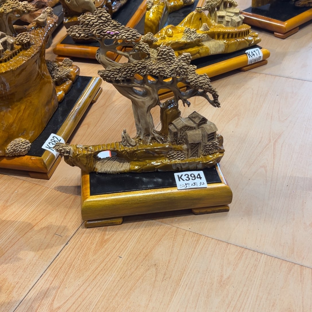 小***满金丝楠楠木居家摆件