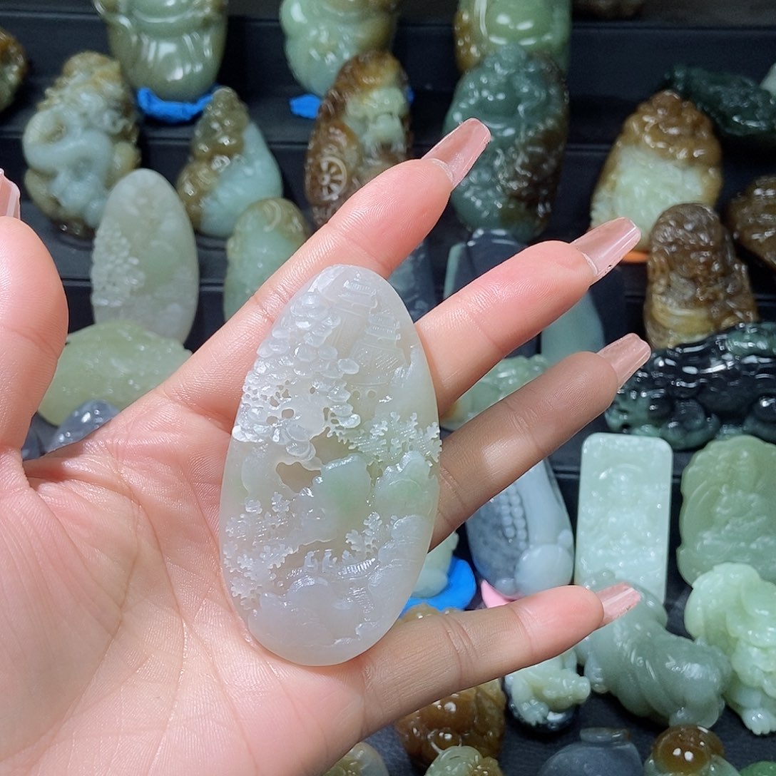 和田玉颈饰未镶嵌