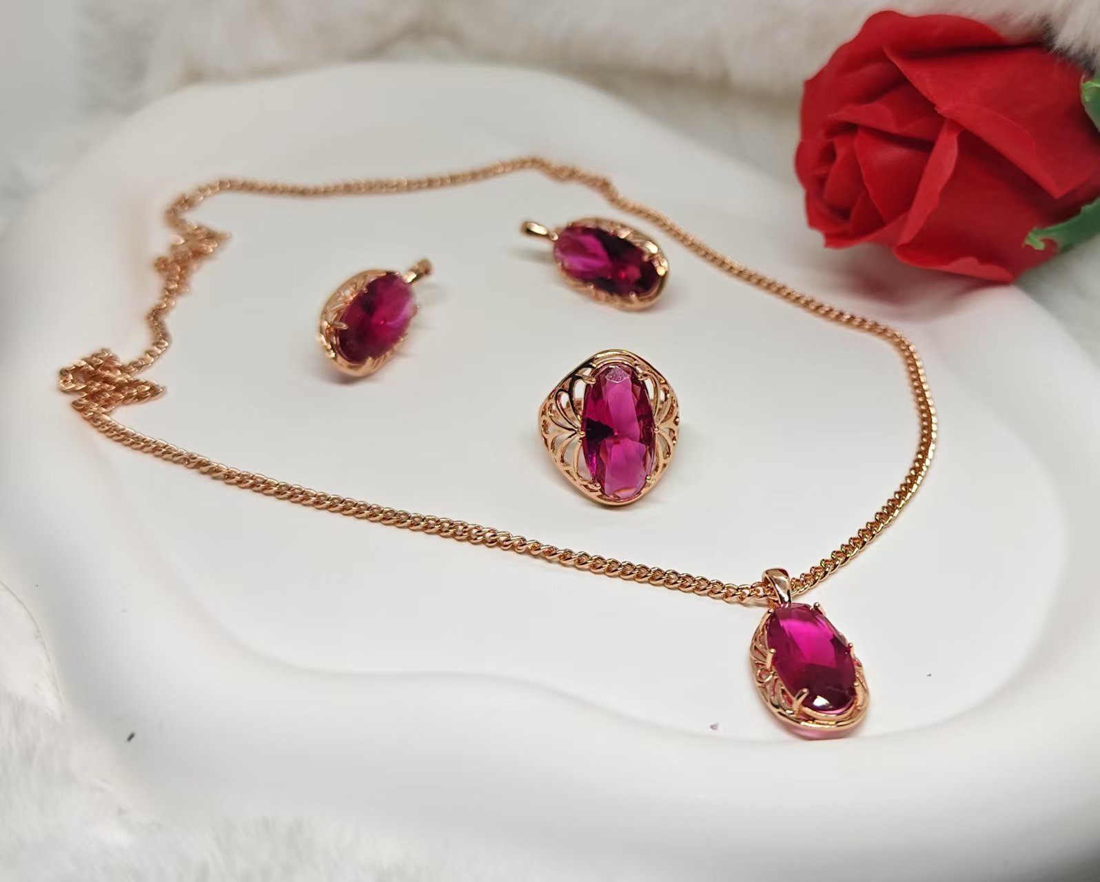 铜合金项链 kezel alton pason585三件套项链