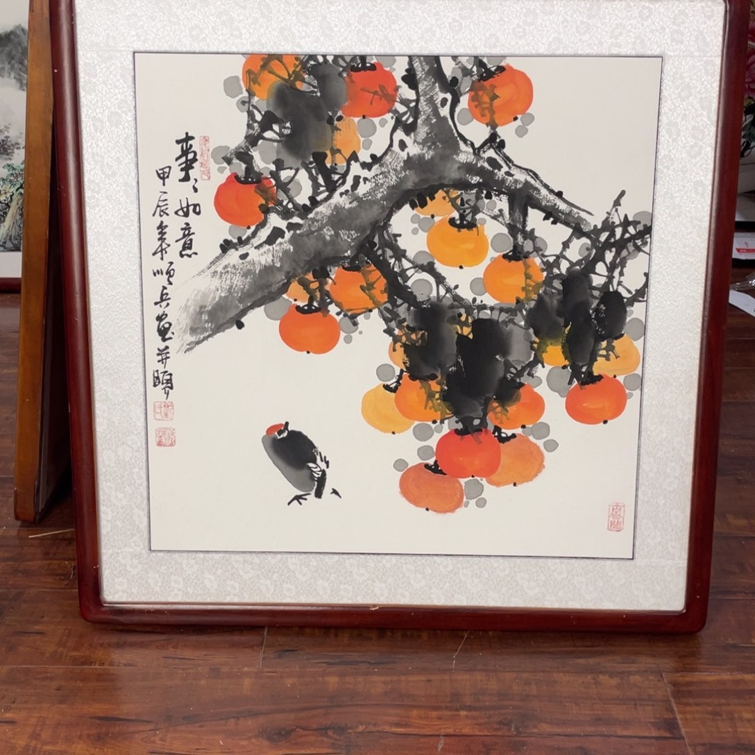 国画带框尺寸63*63厘米