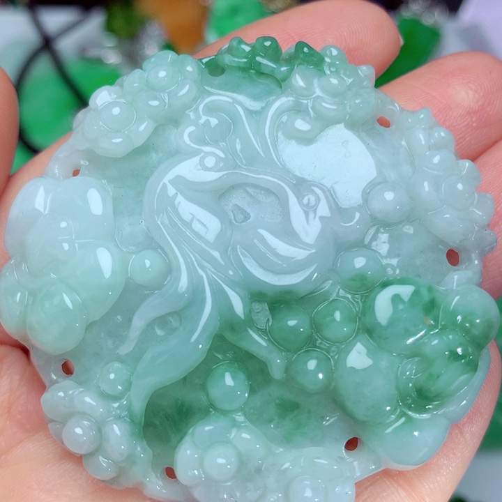 翡翠吊坠(不含链)未镶嵌