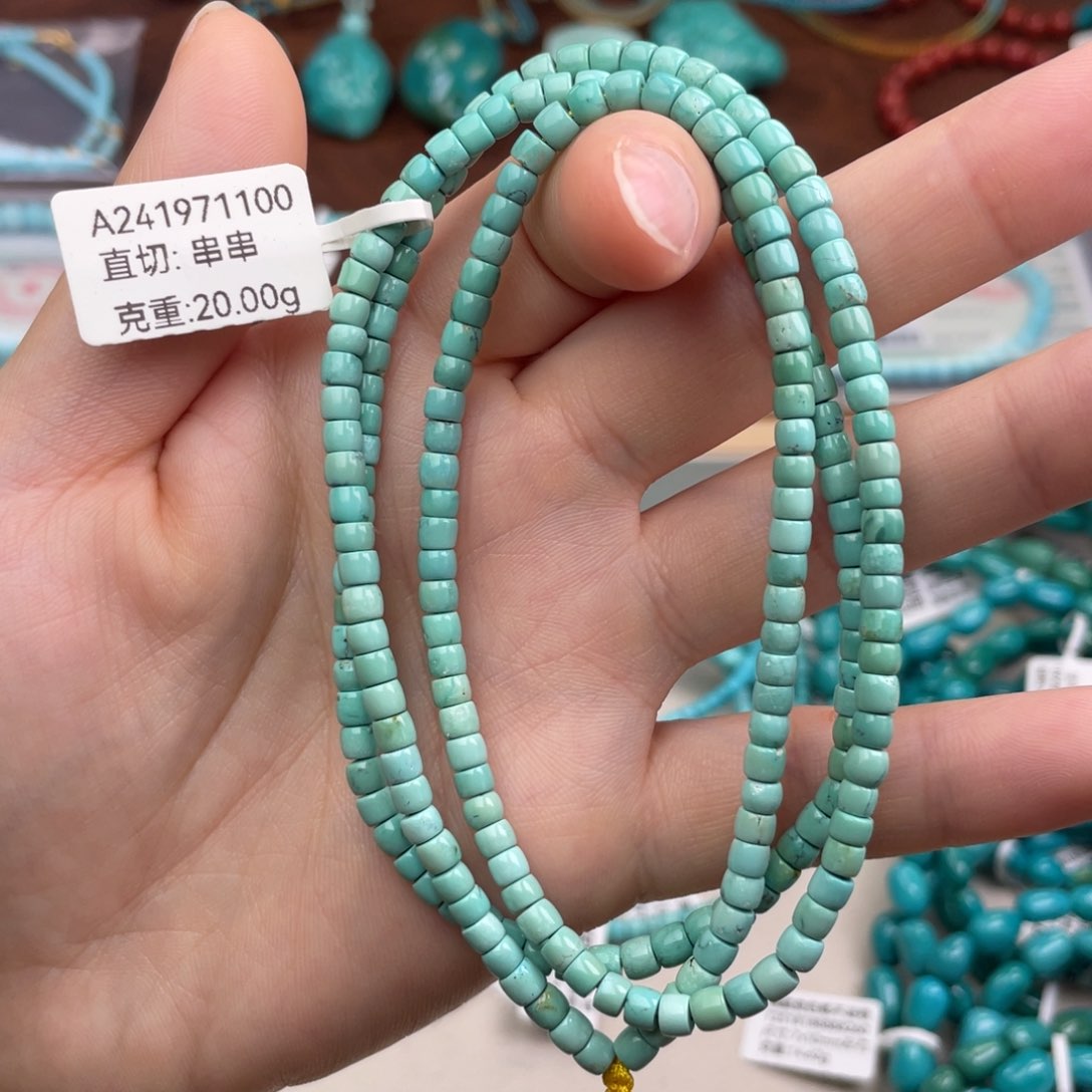 未镶嵌绿松石珠宝奇石