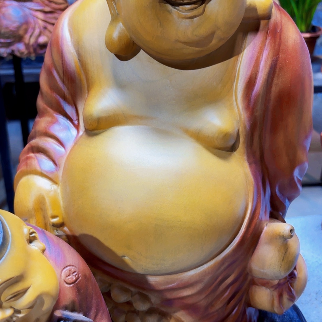 ༺***༻香樟木大福袋佛香樟木