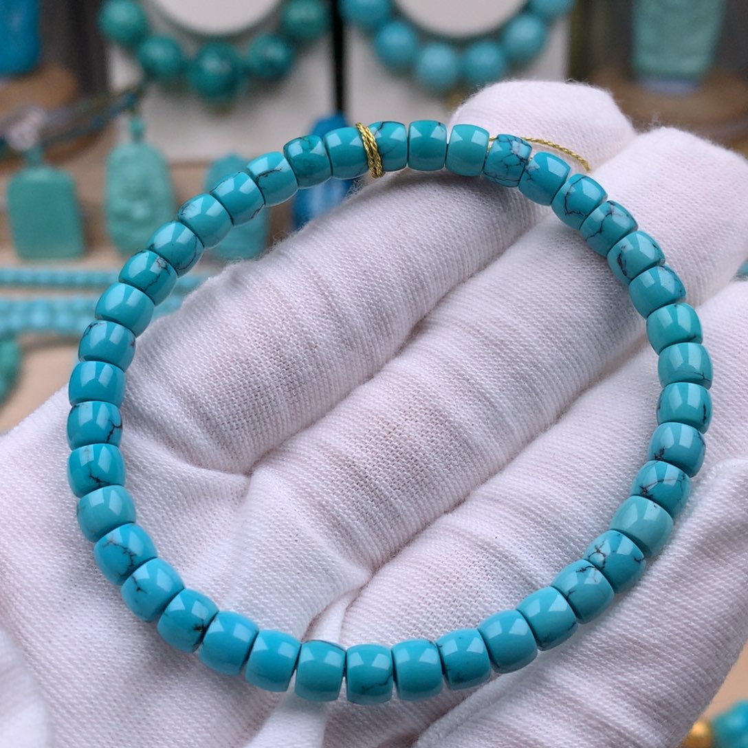 培***_绿松石未镶嵌珠宝奇石