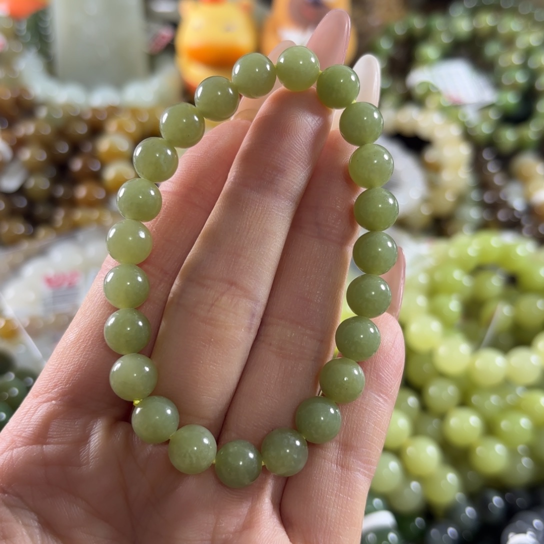 和田玉未镶嵌手链108