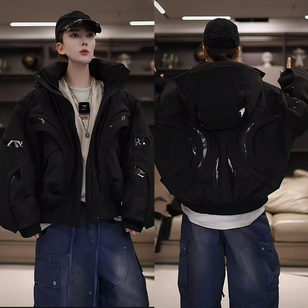 90鹅绒羽绒服【机甲风填充阿拉斯加雪鹅绒】秋冬羽绒服 3703