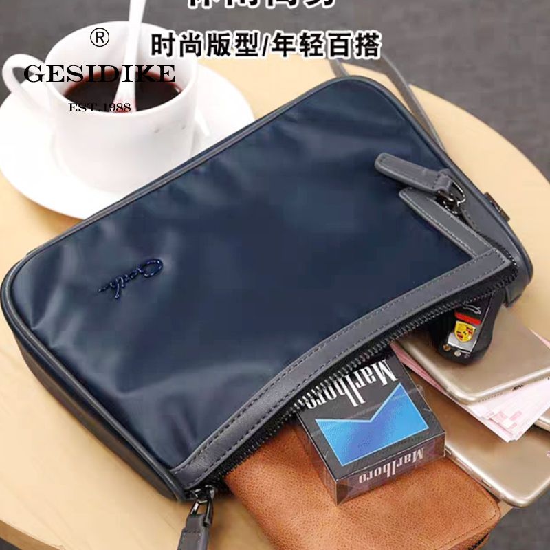 戈斯帝克男士手包牛津布男包手拿包软布手抓包帆布大容量夹包男潮