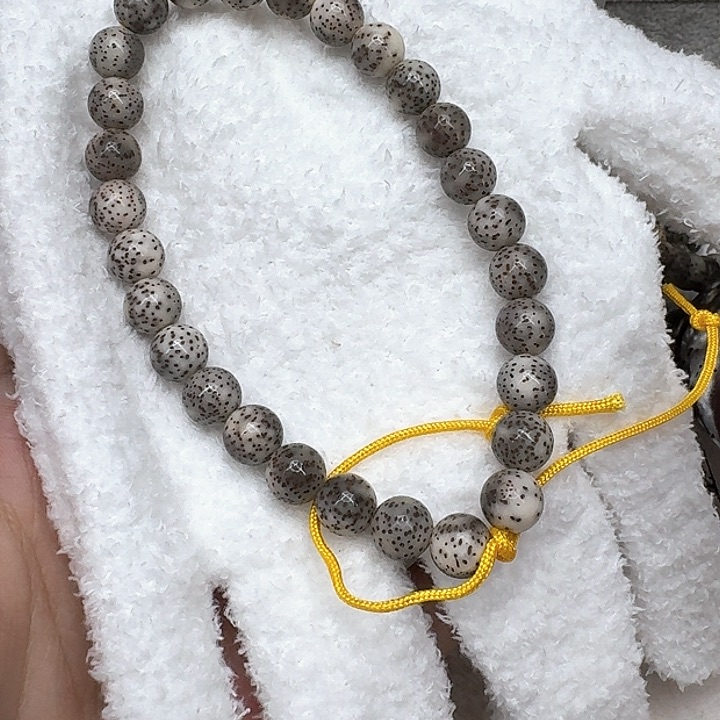 星月菩提手串381王者灰星月菩提糖豆手持0.9