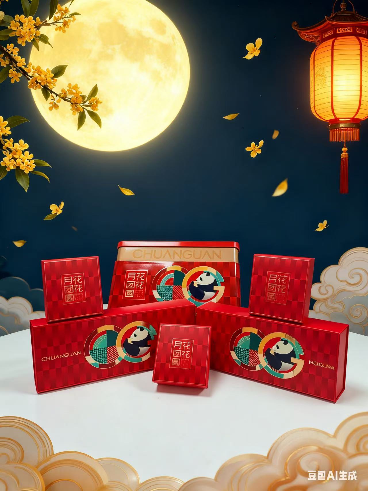【中秋必备】团团圆圆月饼礼盒680g