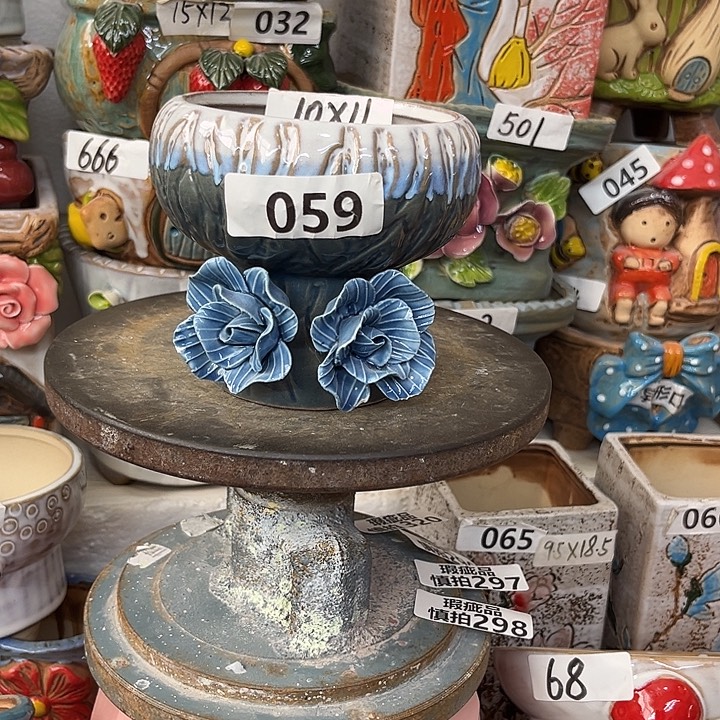 粗陶材质多肉花盆