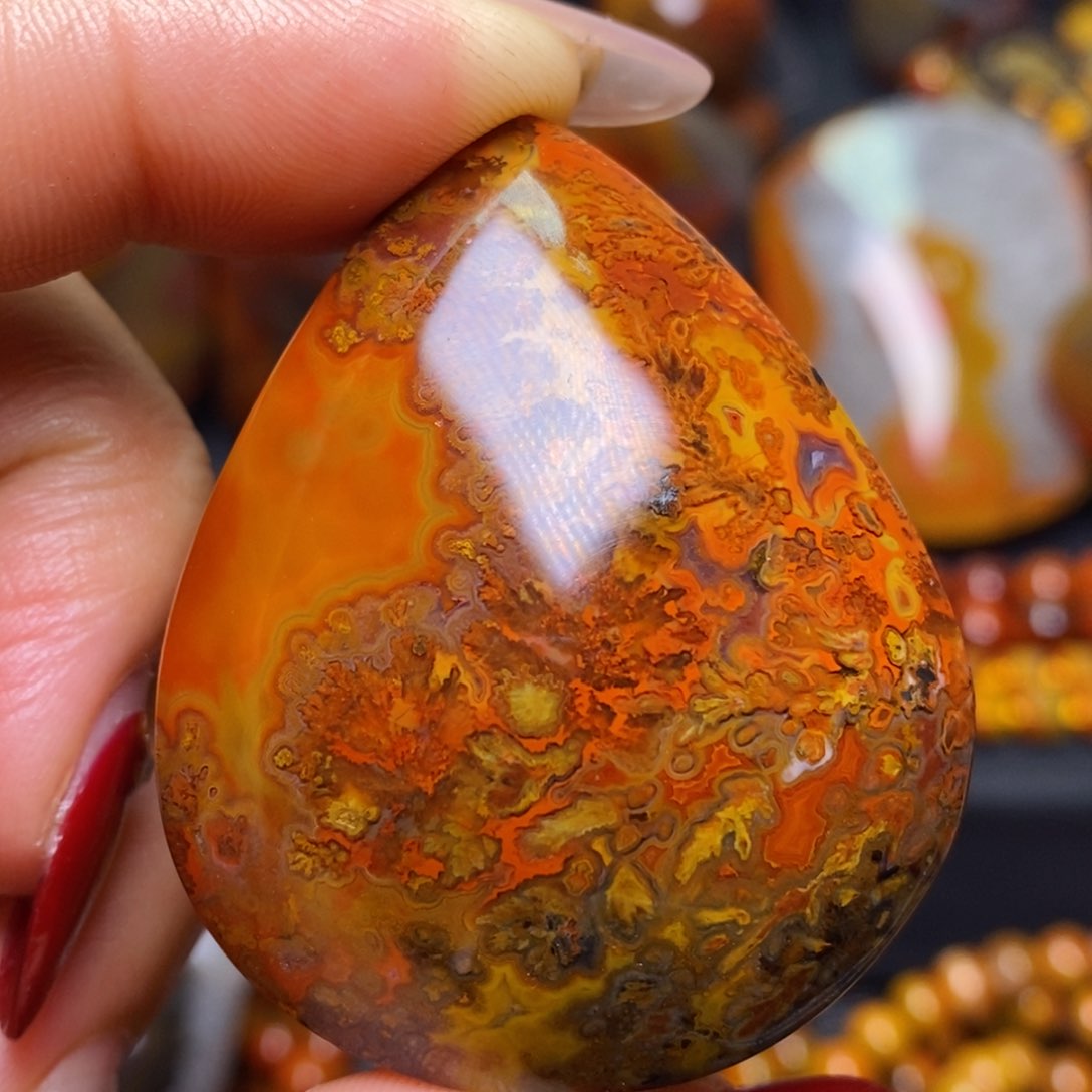 玛瑙/玉髓吊坠(不含链)未镶嵌