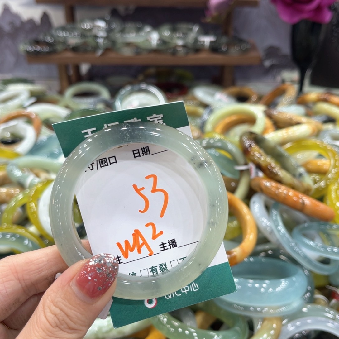 未镶嵌蛇纹石玉手镯手镯
