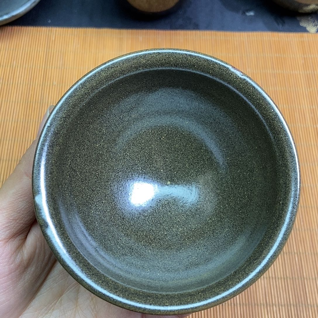 茶盏伊伊建窑建盏茶器123瑕疵