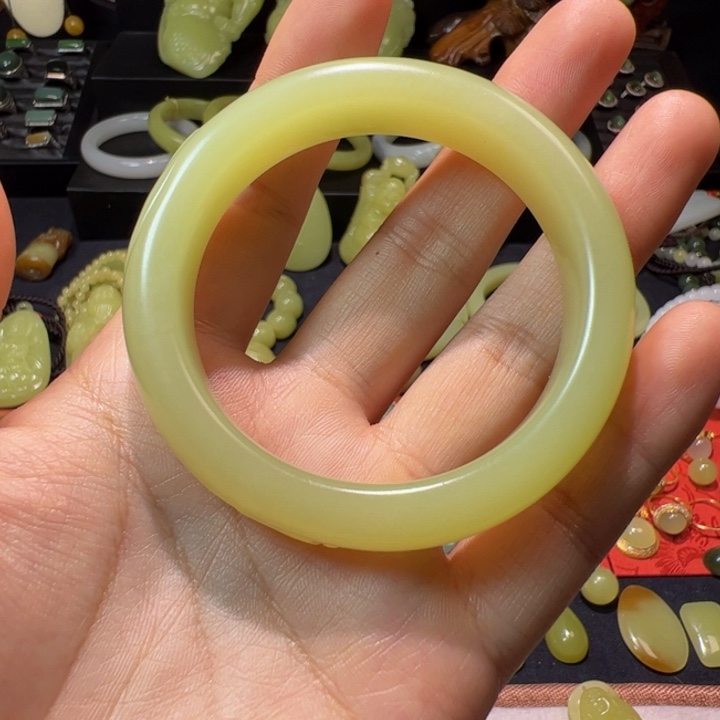 和田玉（黄玉）颈饰未镶嵌53.2圈口