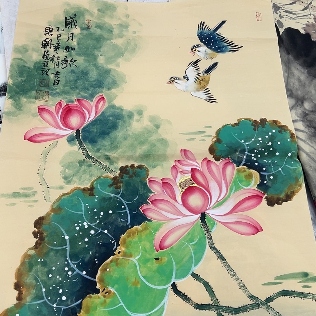 国画纯手绘作品图