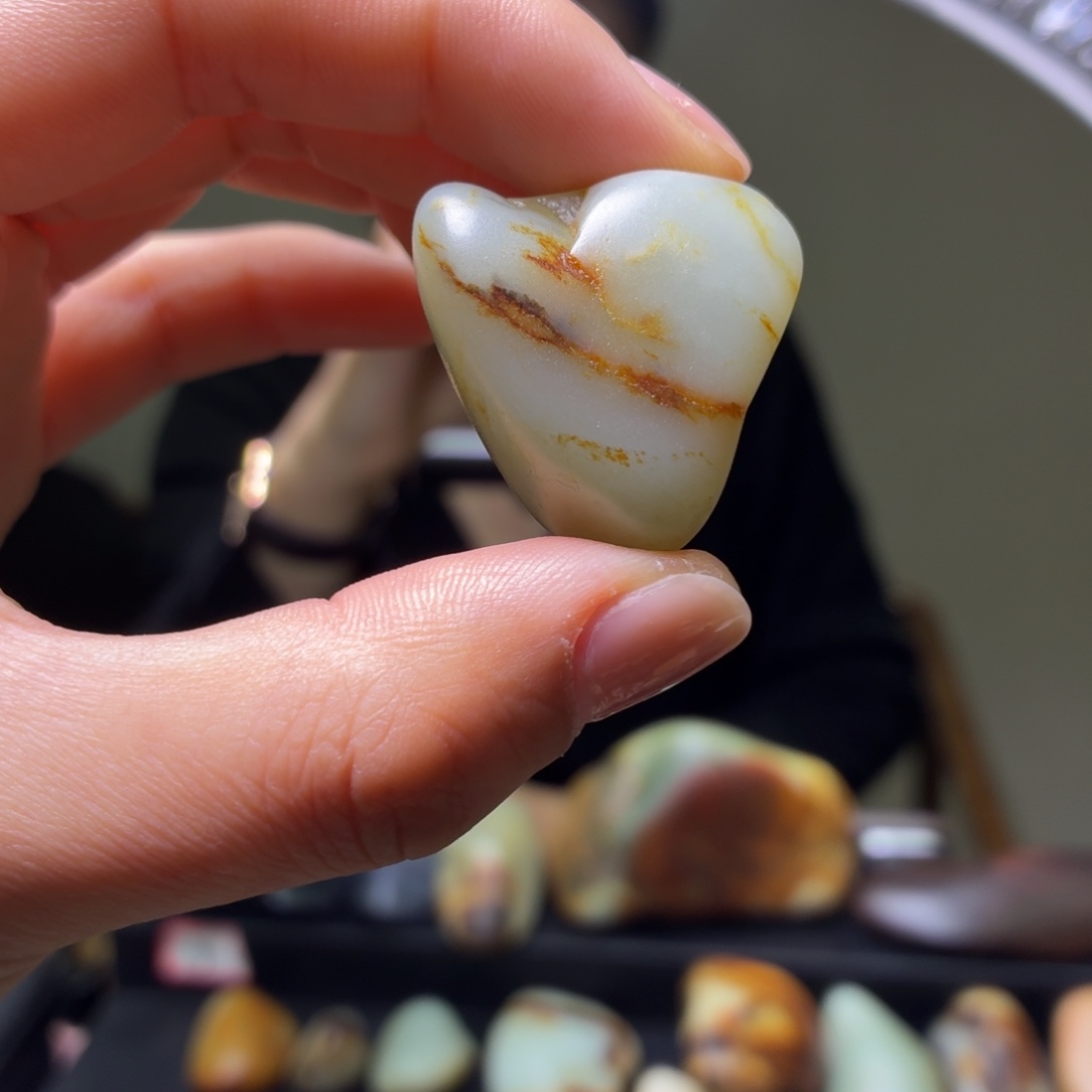 和田玉未镶嵌挂件25g