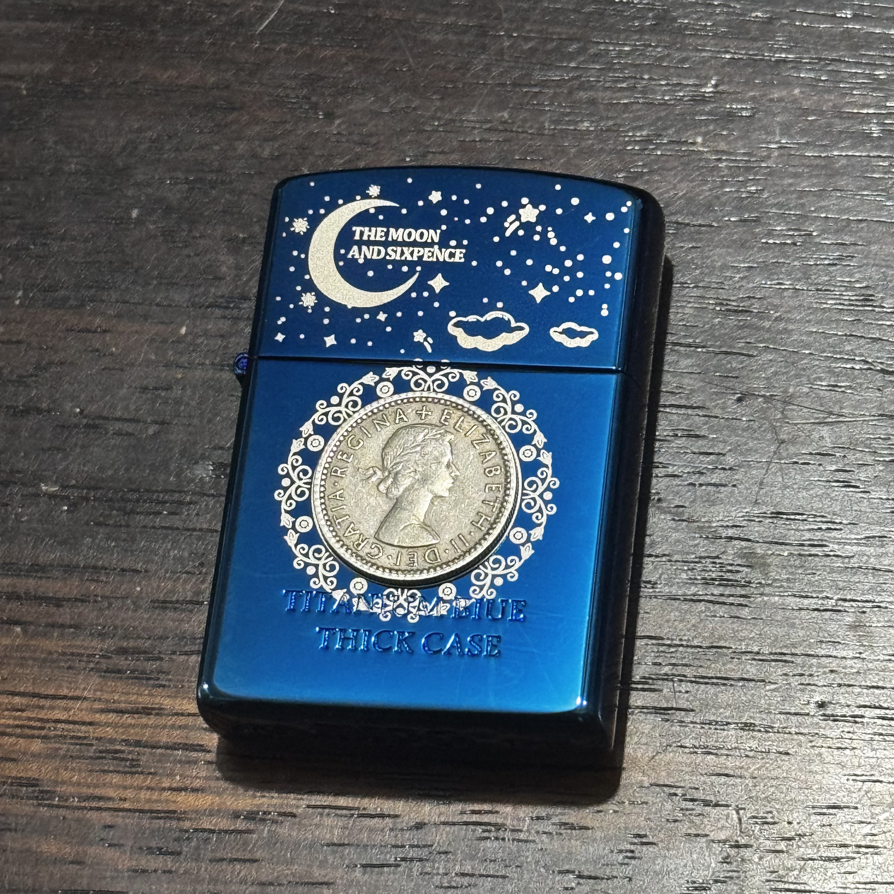 IMCO六便士 蓝钛 银币贴章 9100 【直播专属】