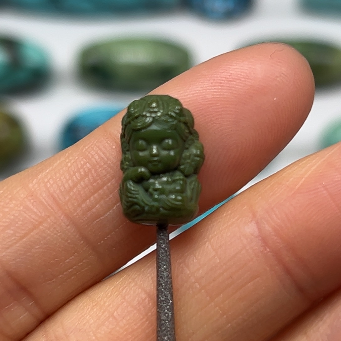 绿松石珠宝奇石未镶嵌