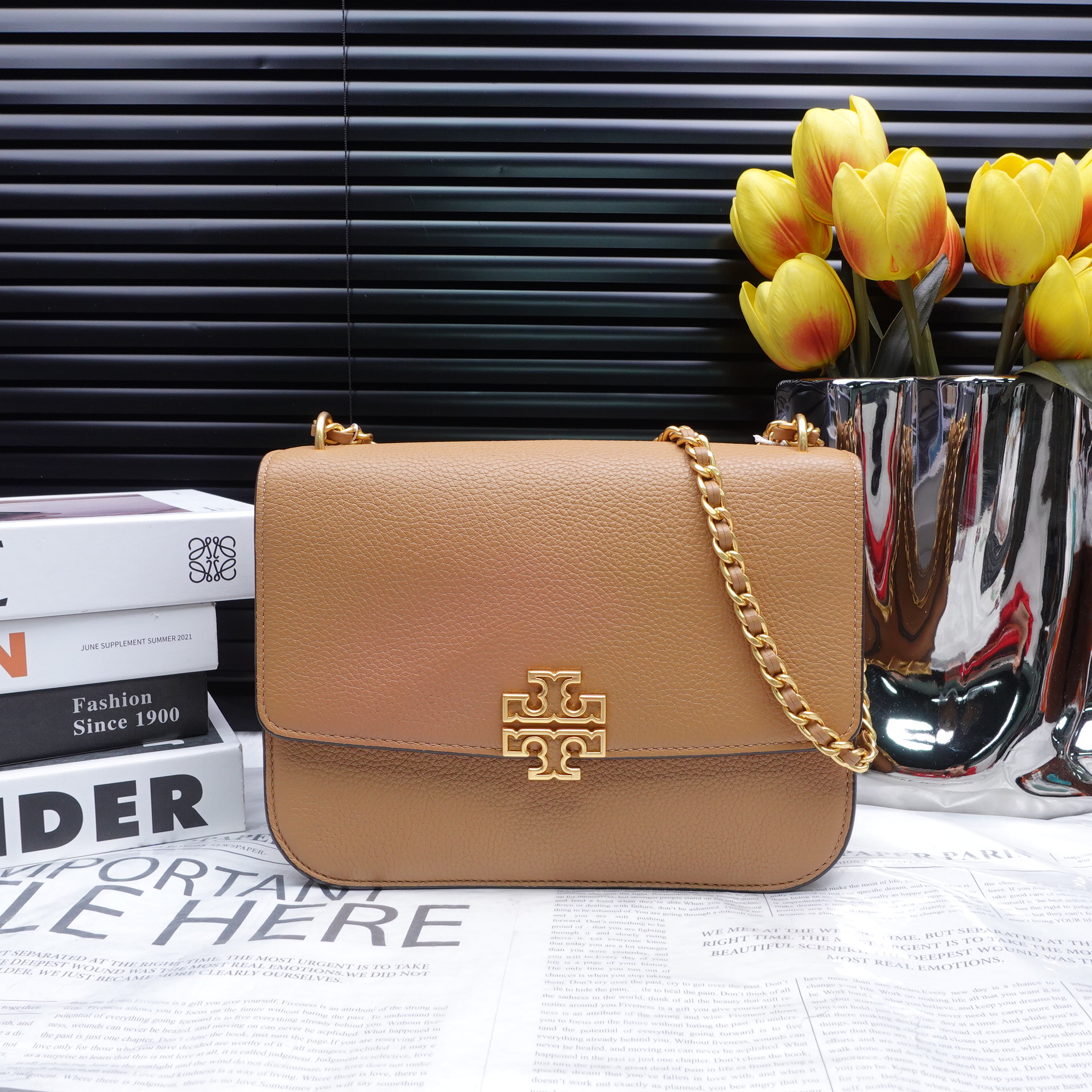 95新 TORY BURCH/汤丽柏琦 单肩包/T_ZY0000  T10331888