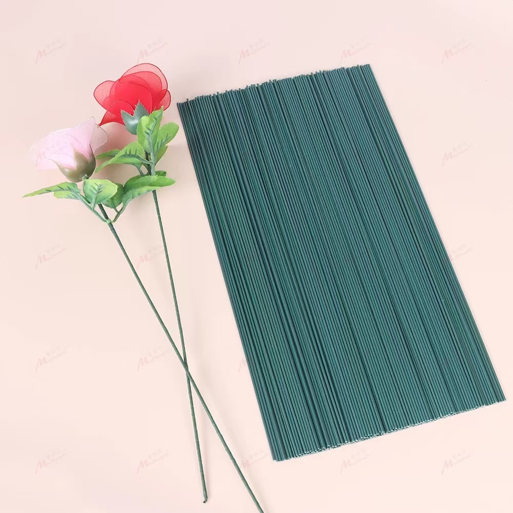 【1帮1】情人节花艺铁丝6CM曼塔香皂花玫瑰花配套铁丝鲜花资材