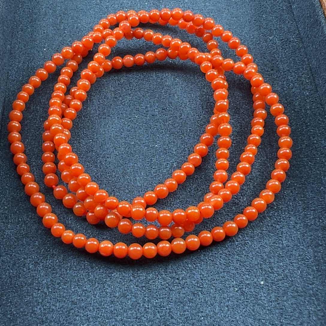 南红玛瑙珠串未镶嵌