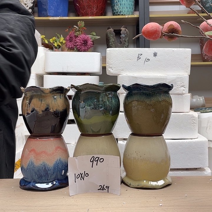 粗陶多肉花盆微瑕990