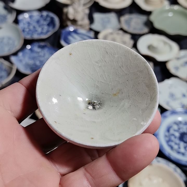 瓷片青花影青杯垫标夲