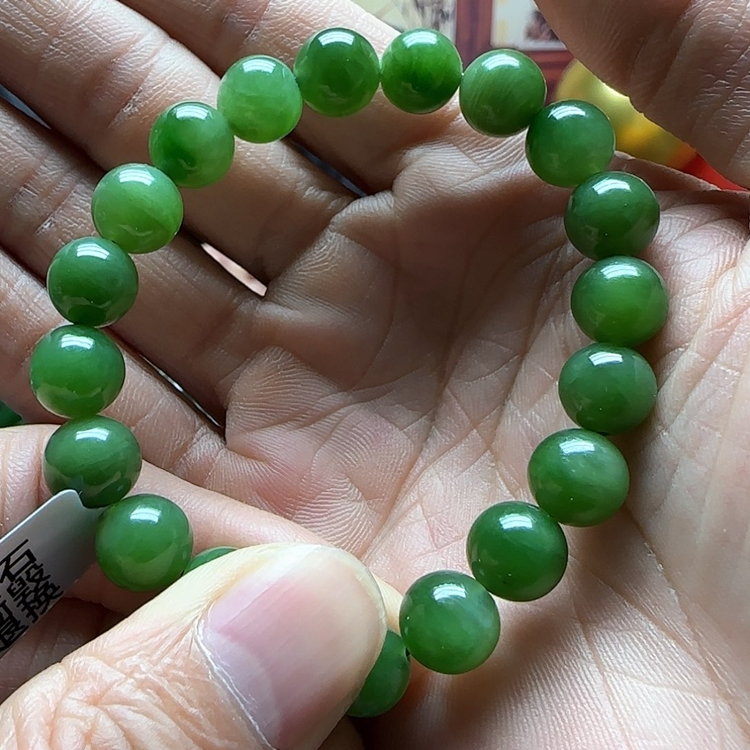 和田玉手串未镶嵌