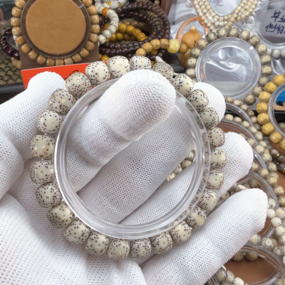 星月菩提手串9/8瓷白