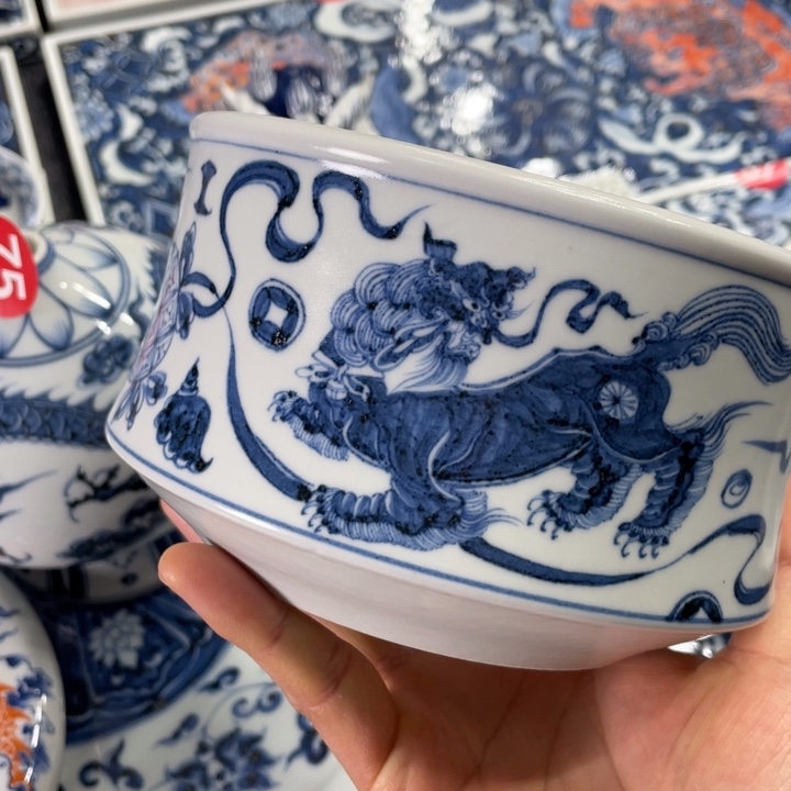 超**超景德镇手工手绘陶瓷