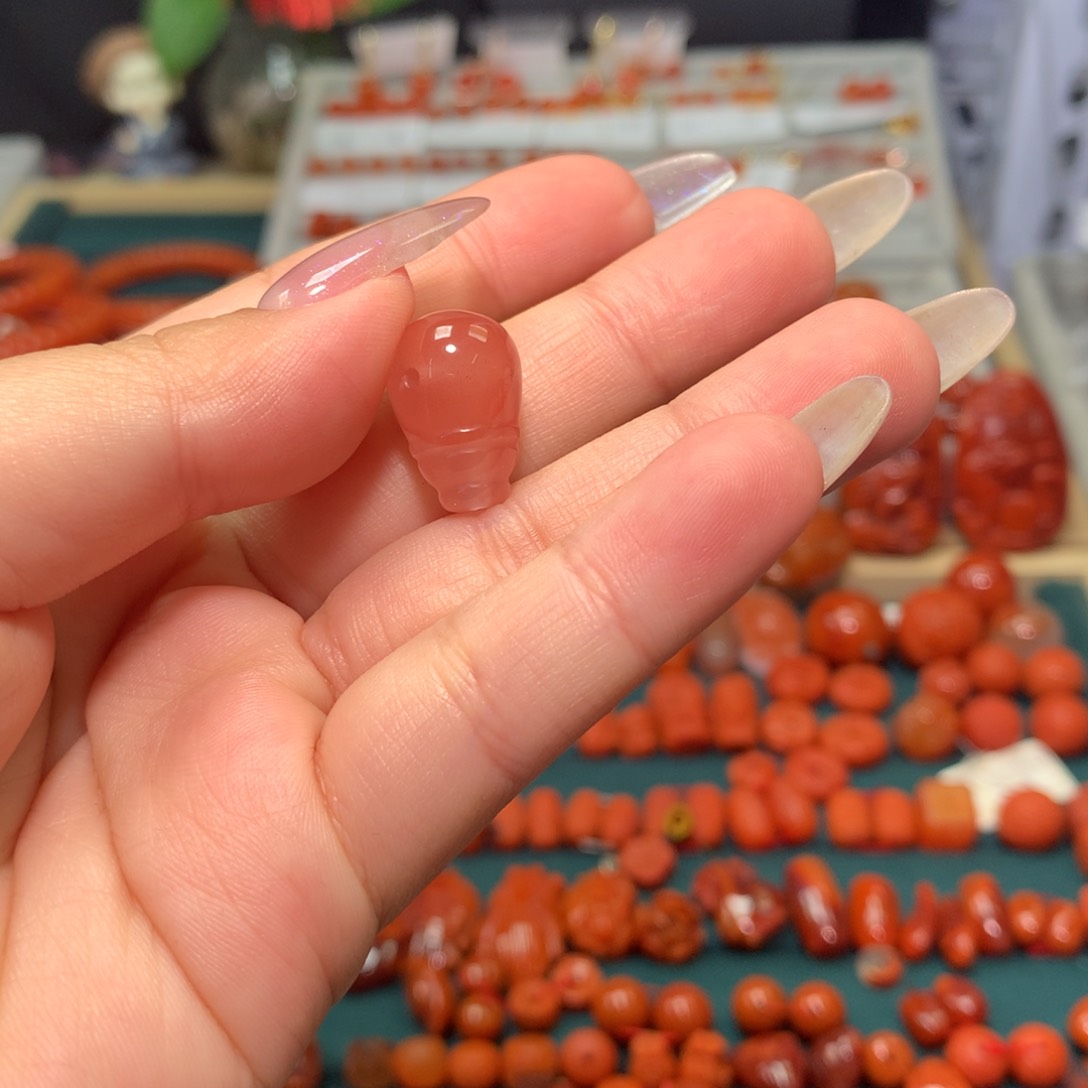 【闪购商品】南红玛瑙三通未镶嵌