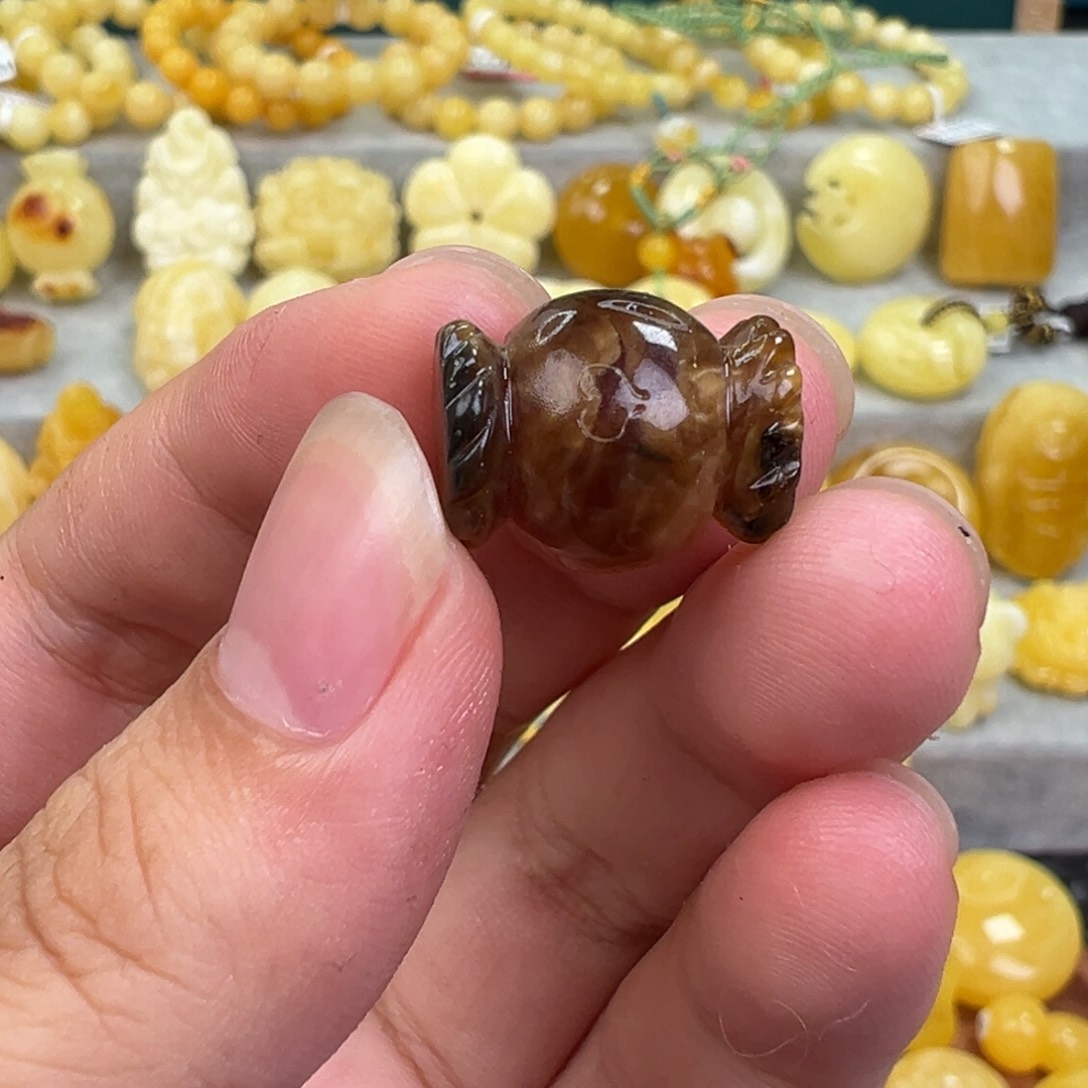 未镶嵌琥珀手链蜜蜡